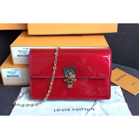 red louis vuitton bag with gold chain|Louis Vuitton cherrywood chain wallet.